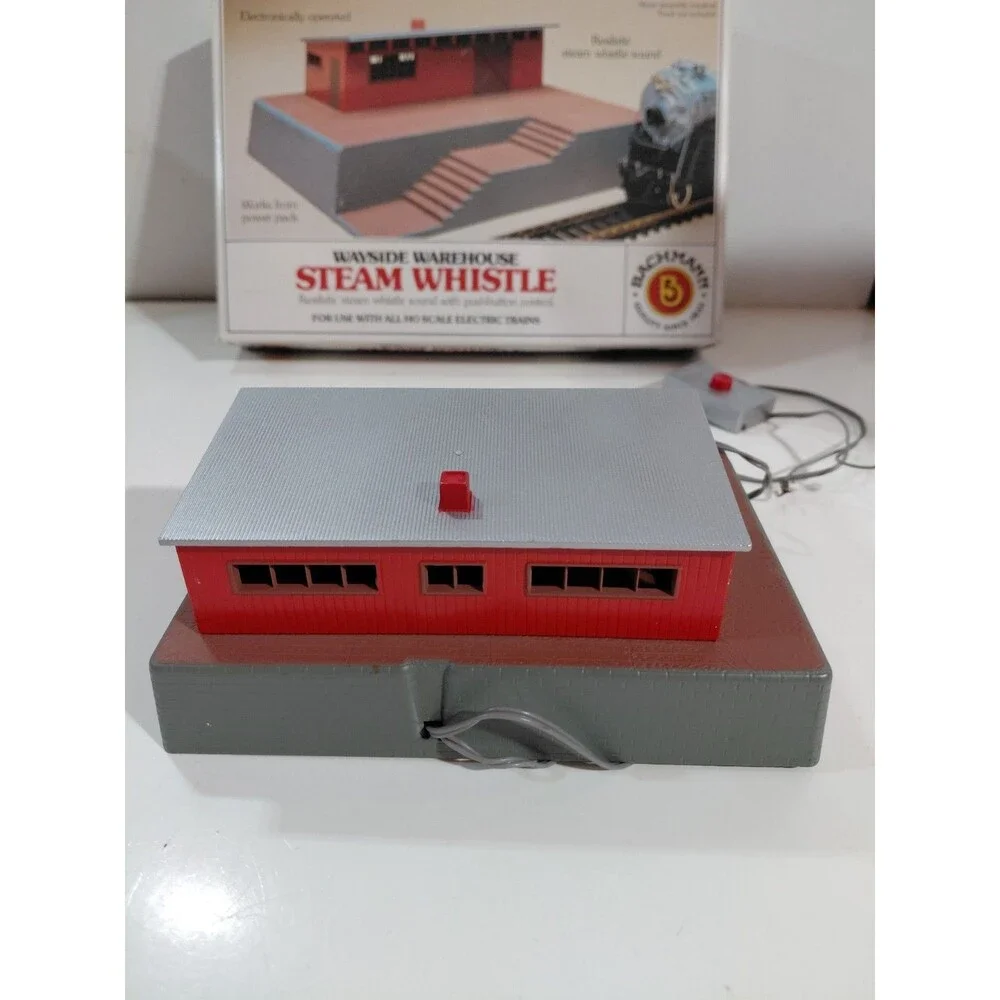 Bachman 46-1209 HO Gauge Model Railroad Wayside Warehouse Steam Whistle w/Box